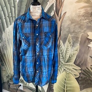 5/ $25 Arizona jeans pearl snap shirt